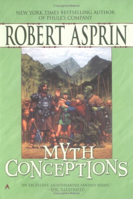 Book cover for "Myth Conceptions" by Robert Asprin