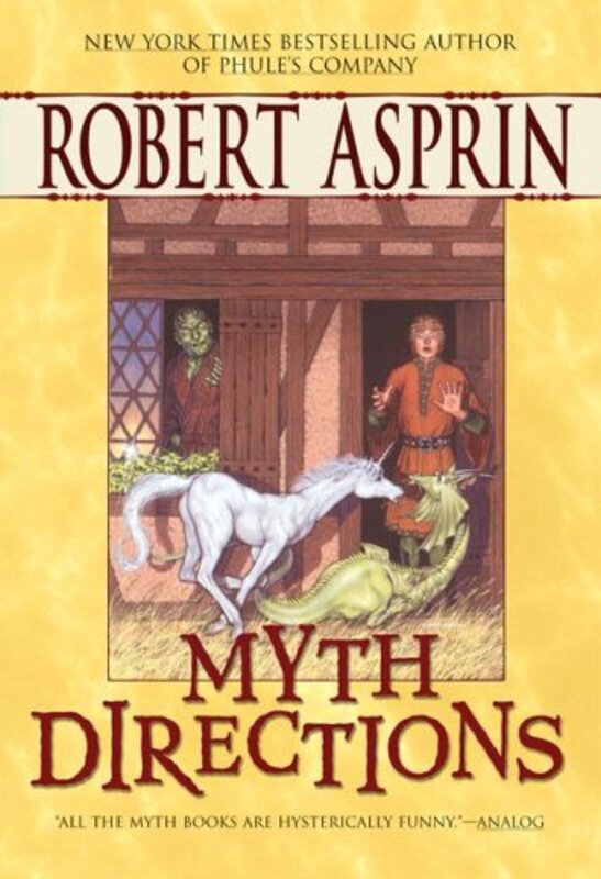 Book cover for "Myth Directions" by Robert Asprin