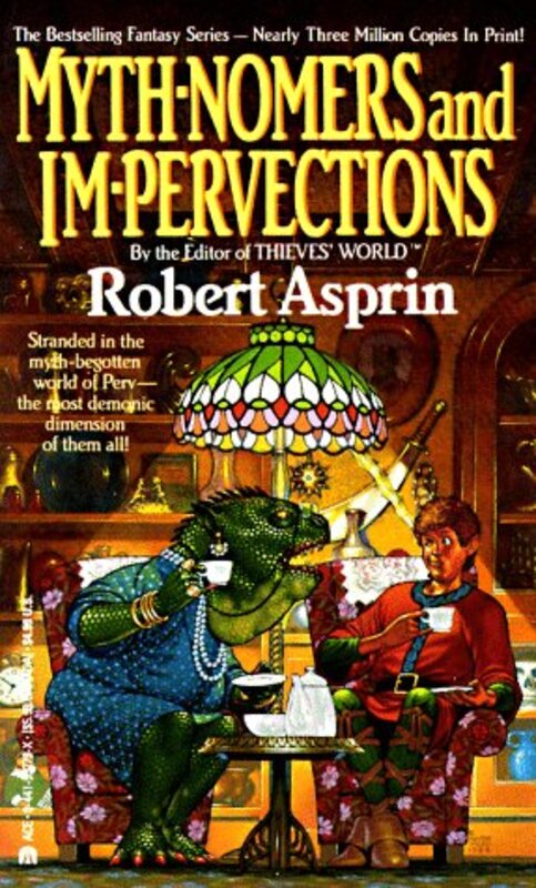Book cover for "Myth-Nomers and Im-Pervections" by Robert Asprin