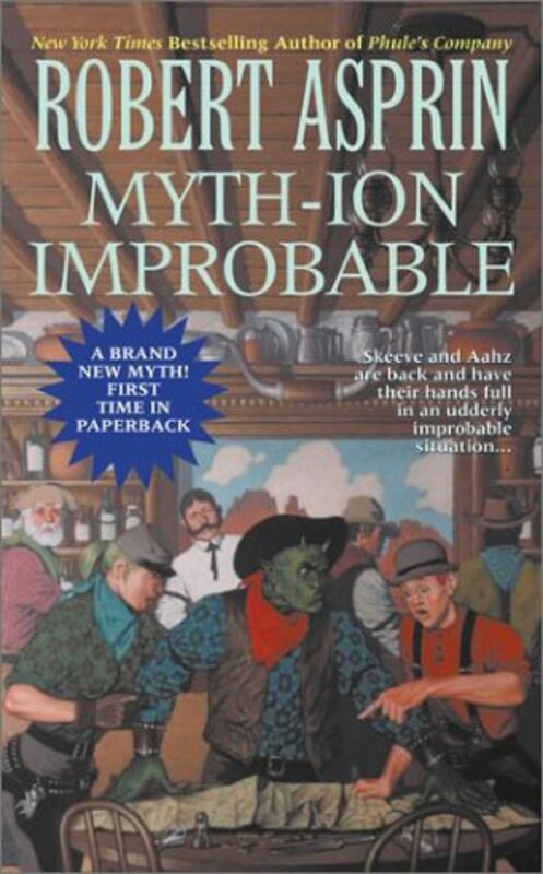 Book cover for "Myth-ion Improbable" by Robert Asprin