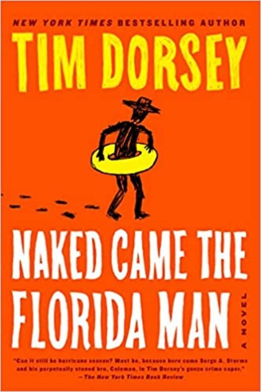 Book cover for "Naked Came the Florida Man" by Tim Dorsey