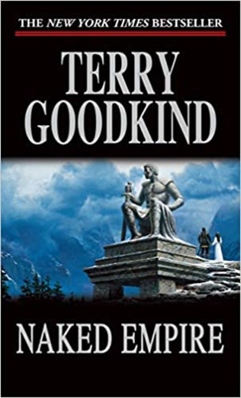 Book cover for "Naked Empire" by Terry Goodkind
