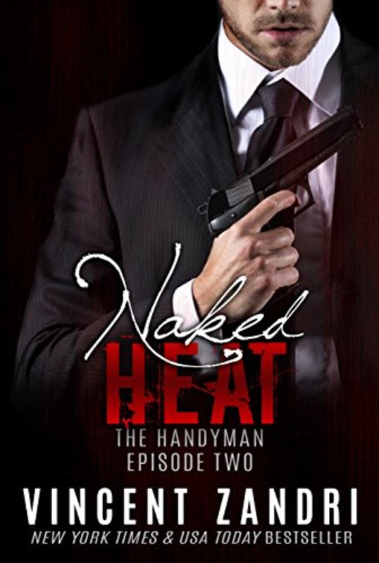 Book cover for "Naked Heat" by Vincent Zandri