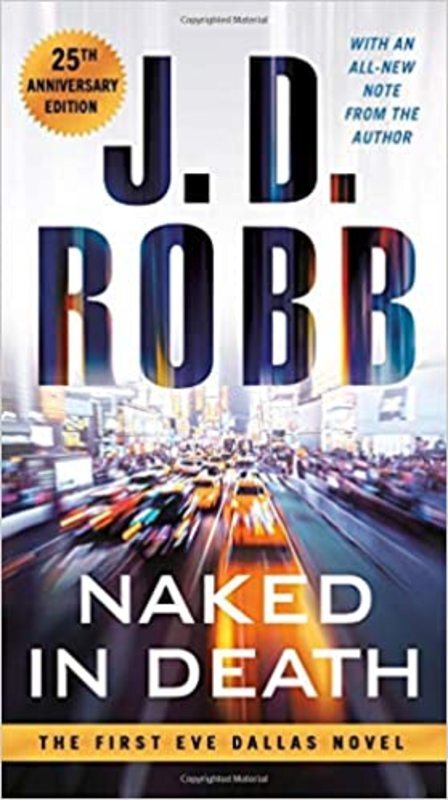 Book cover for "Naked in Death" by JD Robb