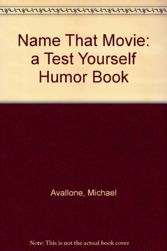 Book cover for "Name That Movie" by Michael Avallone