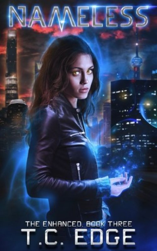 Book cover for "Nameless" by TC Edge