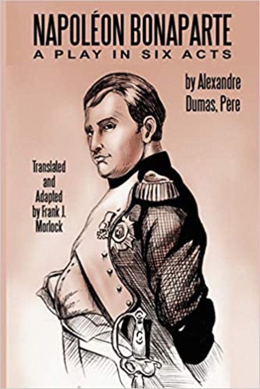 Book cover for "Napoleon Bonaparte" by Alexandre Dumas