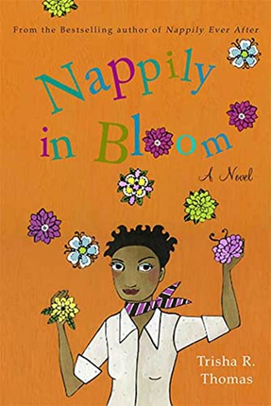 Book cover for "Nappily in Bloom" by Trisha R Thomas
