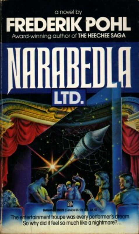 Book cover for "Narabedla Ltd." by Frederik Pohl