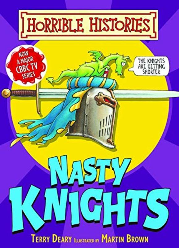 Book cover for "Nasty Knights" by Terry Deary
