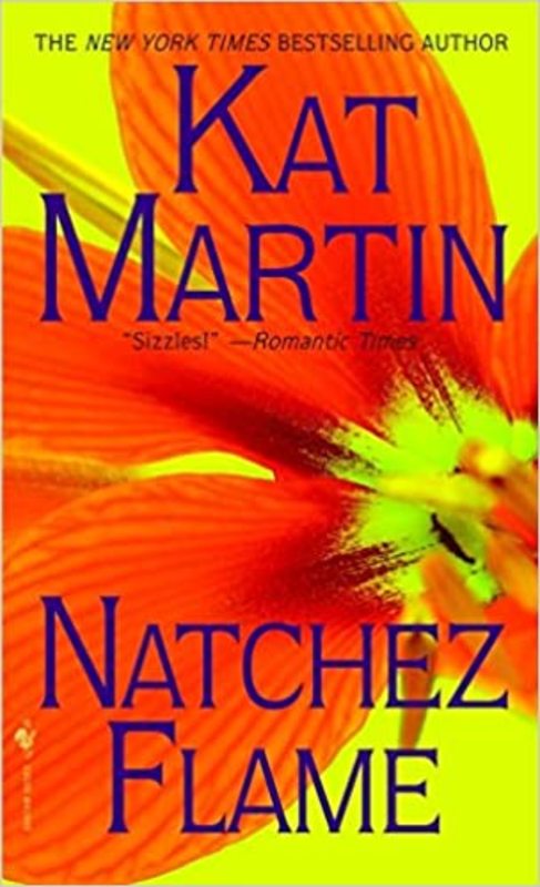 Book cover for "Natchez Flame" by Kat Martin