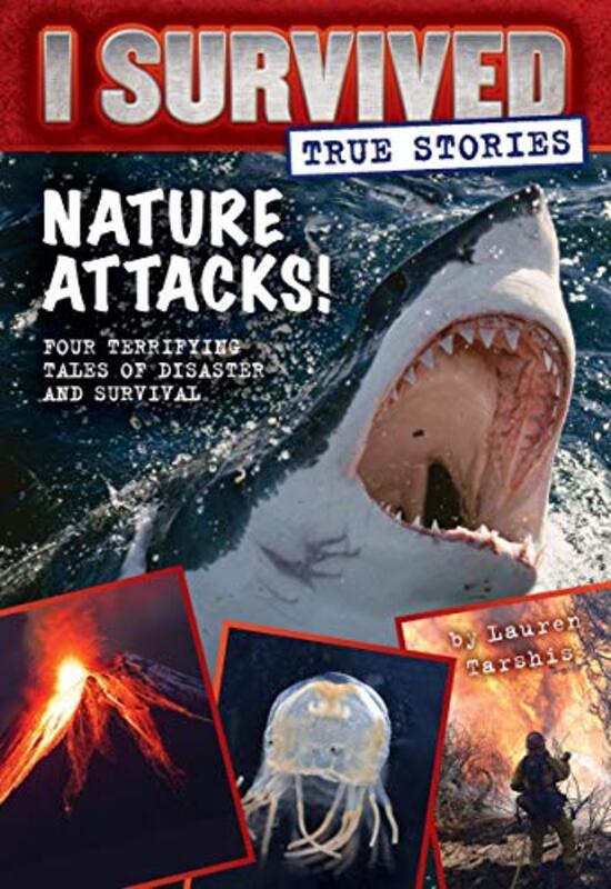 Book cover for "Nature Attacks!" by Lauren Tarshis