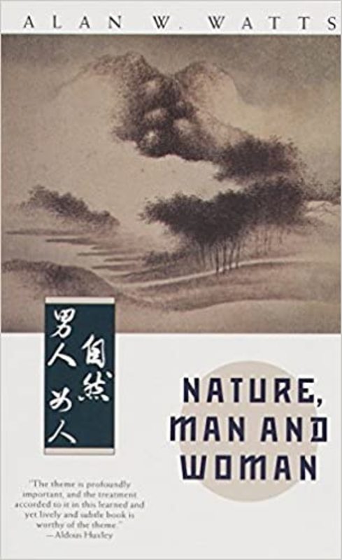 Book cover for "Nature, Man and Woman" by Alan Watts