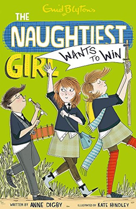Book cover for "Naughtiest Girl Wants to Win" by Enid Blyton