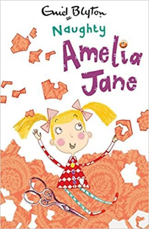 Book cover for "Naughty Amelia Jane!" by Enid Blyton
