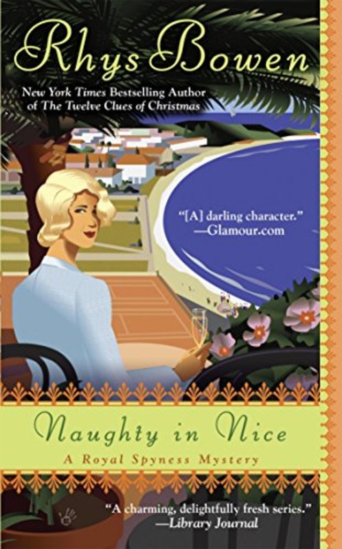 Book cover for "Naughty in Nice" by Rhys Bowen