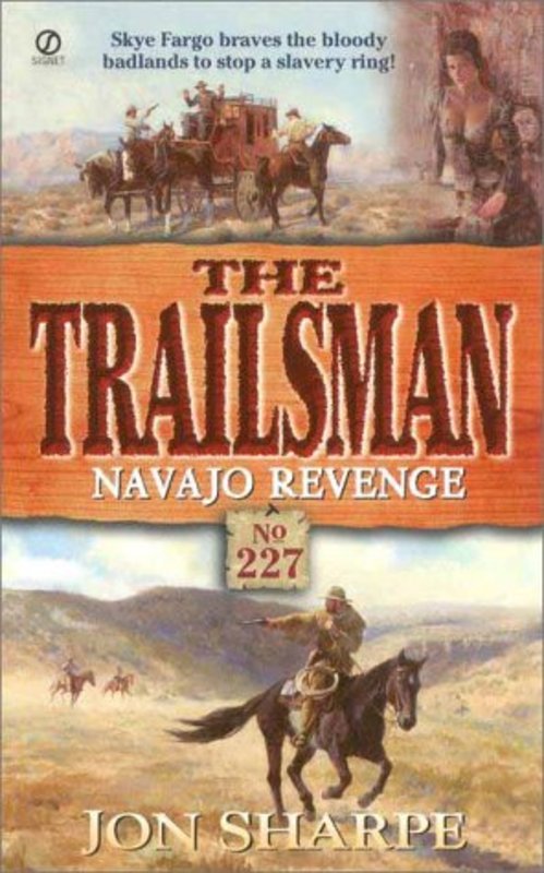 Book cover for "Navajo Revenge" by Jon Sharpe