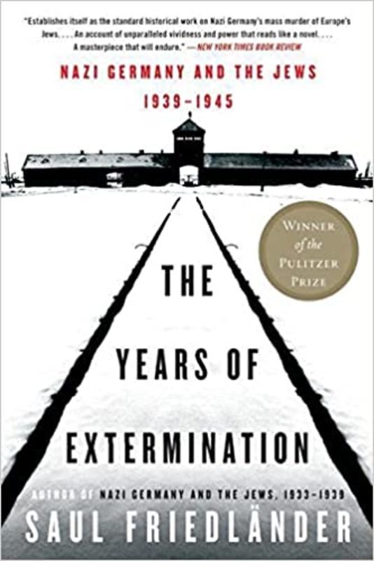 Book cover for "Nazi Germany and the Jews, 1939-1945" by Saul Friedlander
