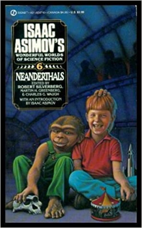 Book cover for "Neanderthals" by Isaac Asimov