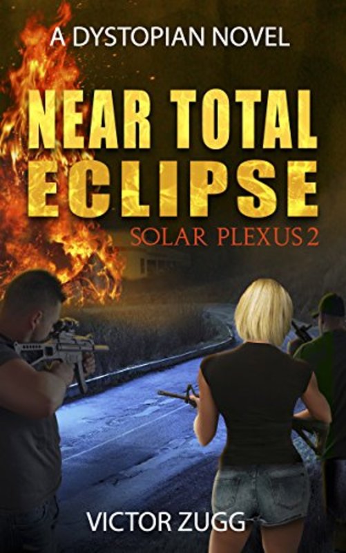 Book cover for "Near Total Eclipse" by Victor Zugg