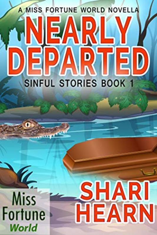 Book cover for "Nearly Departed" by Shari Hearn