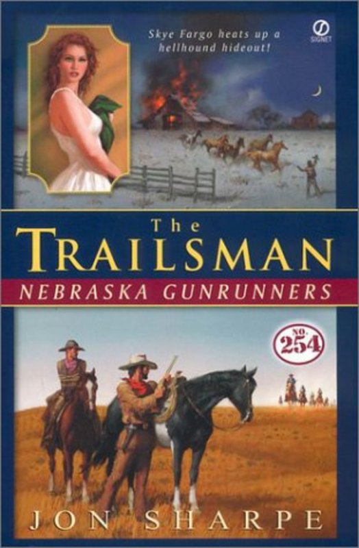 Book cover for "Nebraska Gunrunners" by Jon Sharpe