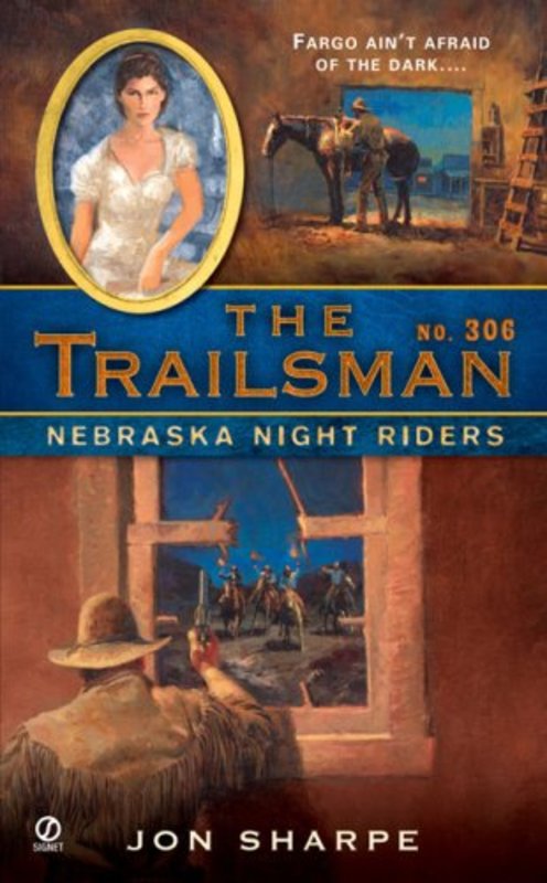 Book cover for "Nebraska Night Riders" by Jon Sharpe