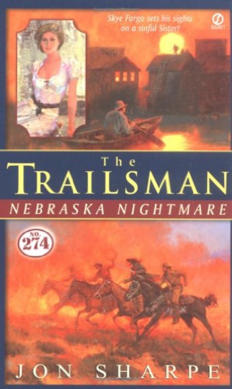 Book cover for "Nebraska Nightmare" by Jon Sharpe