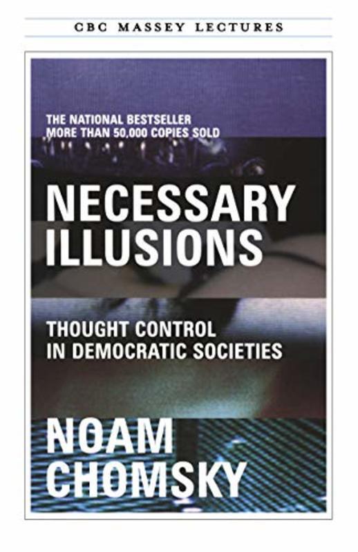 Book cover for "Necessary Illusions"
