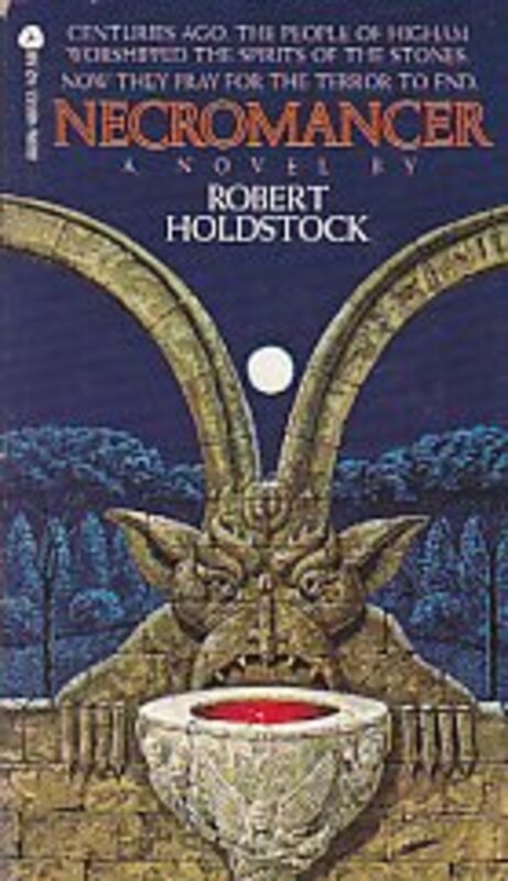 Book cover for "Necromancer" by Robert Holdstock