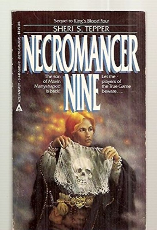 Book cover for "Necromancer Nine" by Sheri S Tepper