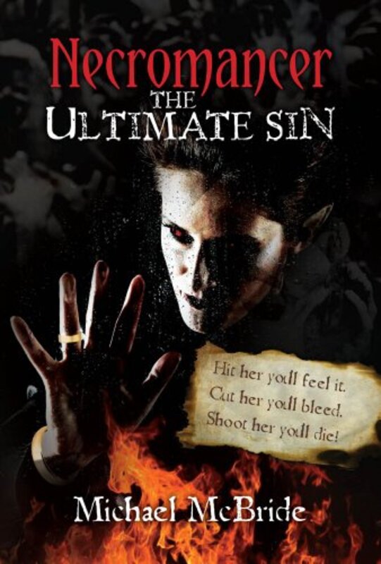 Book cover for "Necromancer: The Ultimate Sin" by Michael McBride