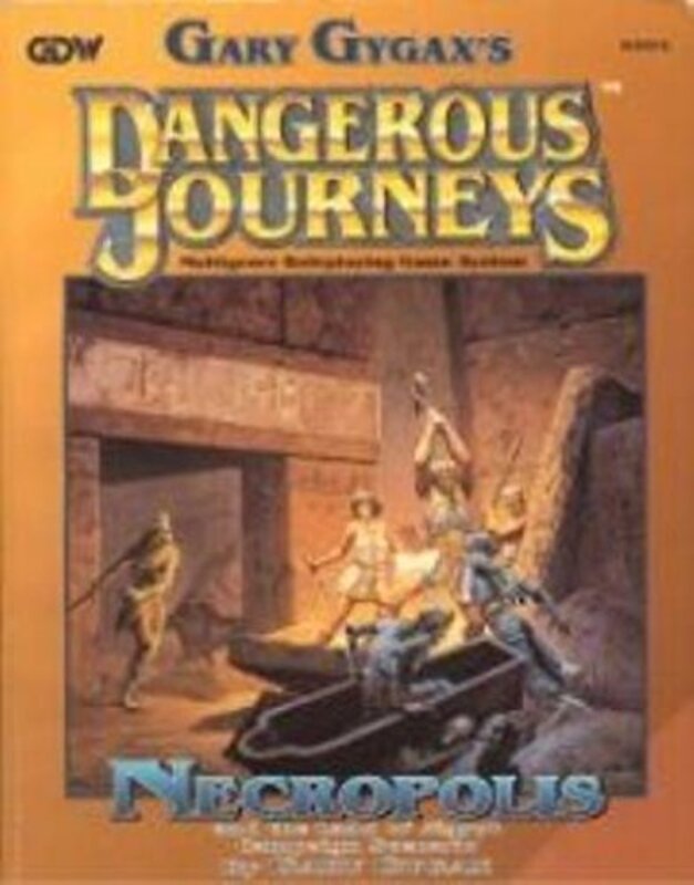 Book cover for "Necropolis and the Land of Ægypt Campaign Scenario" by Gary Gygax
