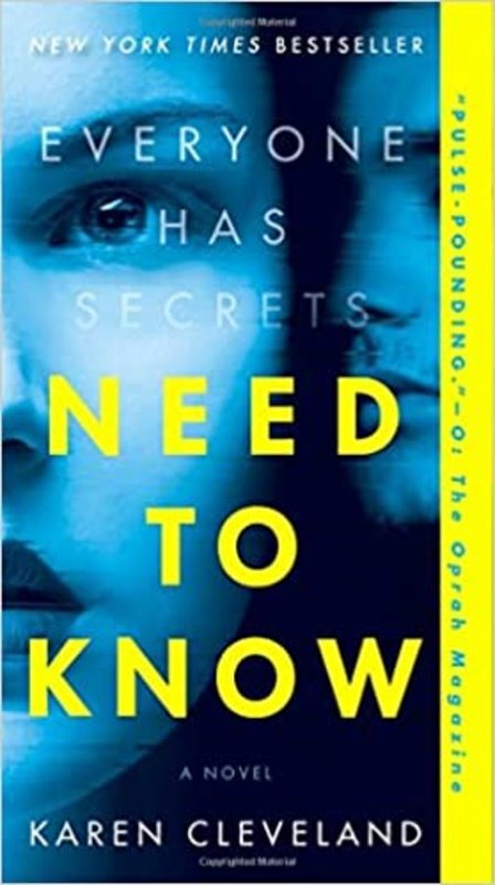 Book cover for "Need to Know" by Karen Cleveland