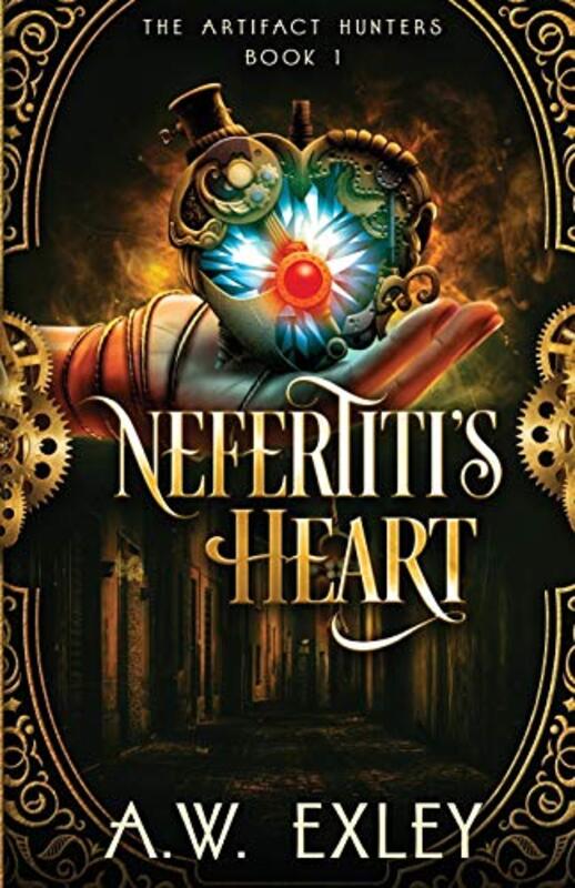 Book cover for "Nefertiti's Heart" by AW Exley
