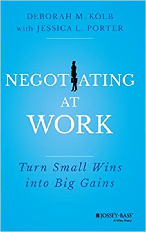 Book cover for "Negotiating at Work" by Deborah M. Kolb