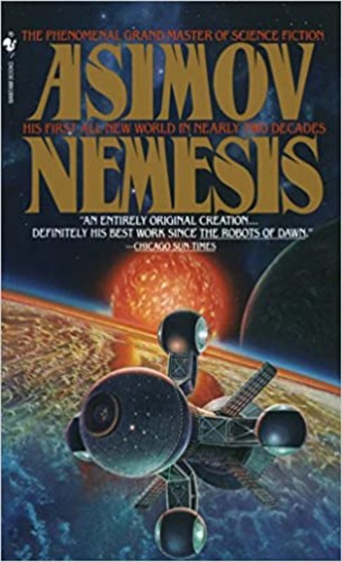 Book cover for "Nemesis" by Isaac Asimov