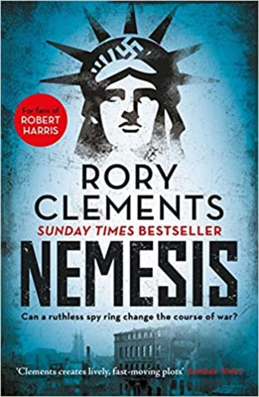 Book cover for "Nemesis" by Rory Clements