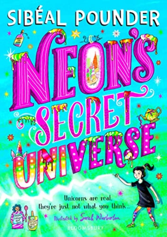 Book cover for "Neon's Secret Universe" by Sibeal Pounder