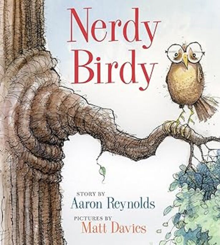 Book cover for "Nerdy Birdy" by Aaron Reynolds