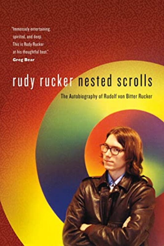 Book cover for "Nested Scrolls" by Rudy Rucker