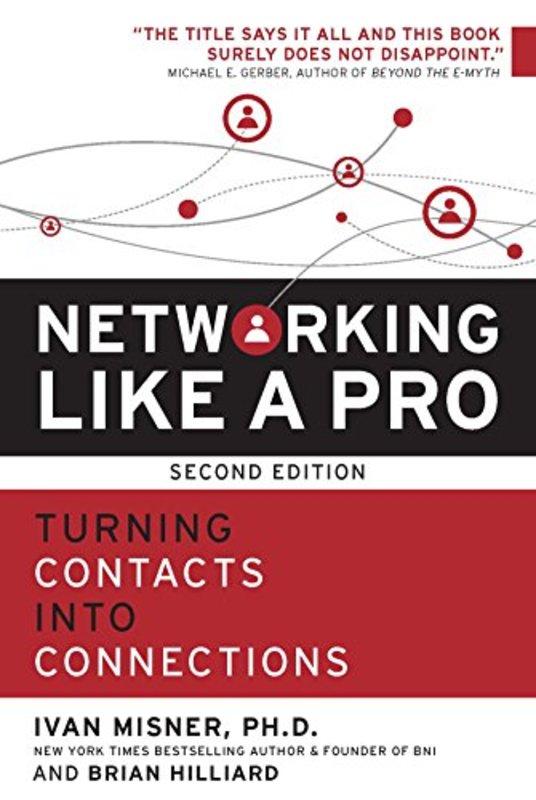 Book cover for "Networking Like a Pro" by Ivan Misner