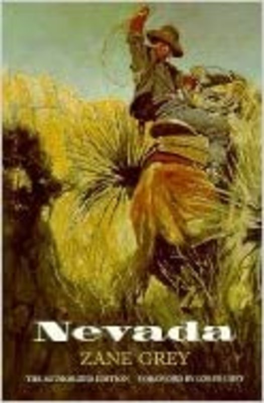 Book cover for "Nevada" by Zane Grey