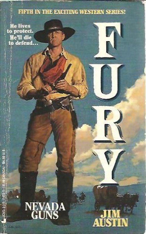 Book cover for "Nevada Guns" by James Reasoner