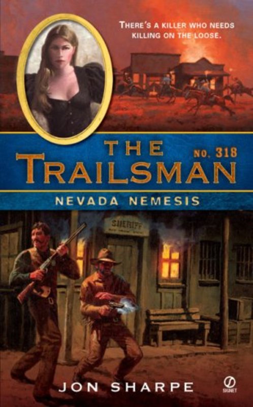 Book cover for "Nevada Nemesis" by Jon Sharpe