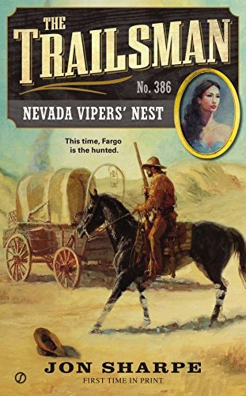 Book cover for "Nevada Vipers' Nest" by Jon Sharpe