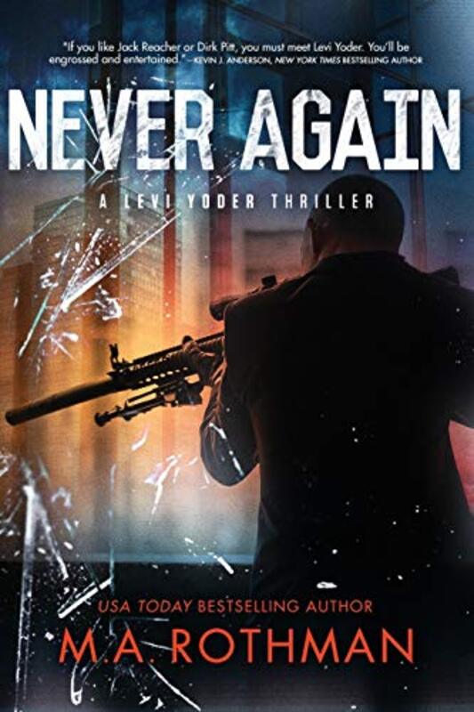 Book cover for "Never Again" by MA Rothman