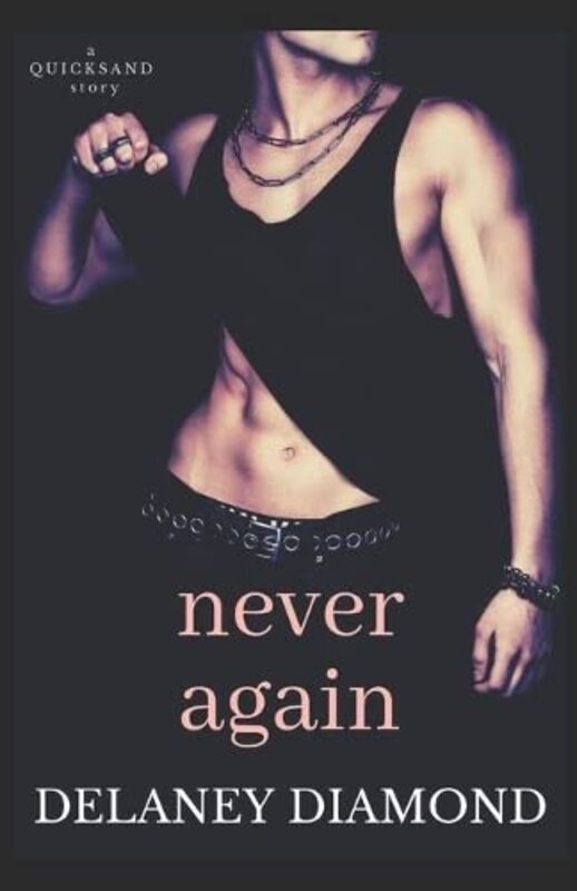 Book cover for "Never Again" by Delaney Diamond