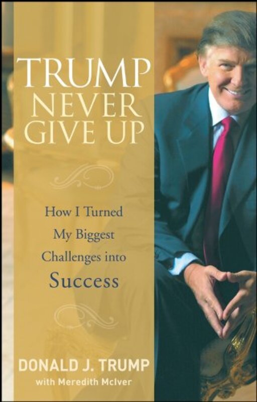 Book cover for "Never Give Up"