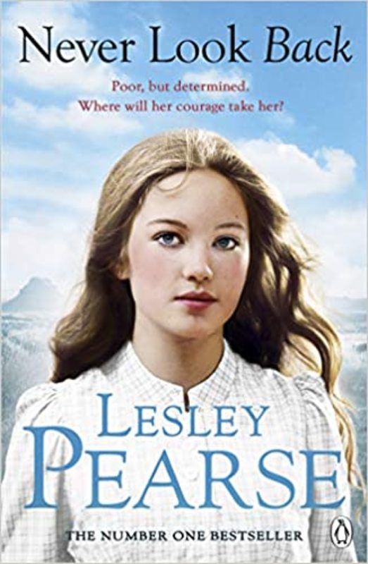 Book cover for "Never Look Back" by Lesley Pearse